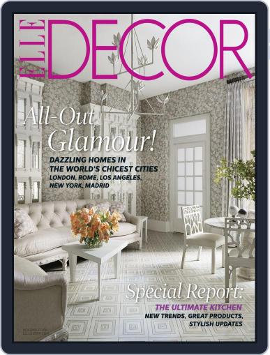 ELLE DECOR October 10th, 2014 Digital Back Issue Cover