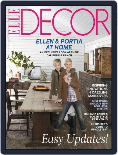 ELLE DECOR April 11th, 2013 Digital Back Issue Cover
