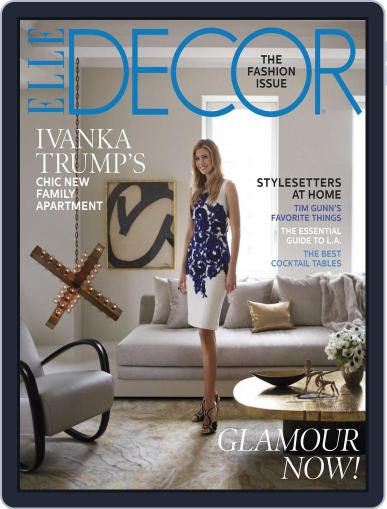 ELLE DECOR September 7th, 2012 Digital Back Issue Cover