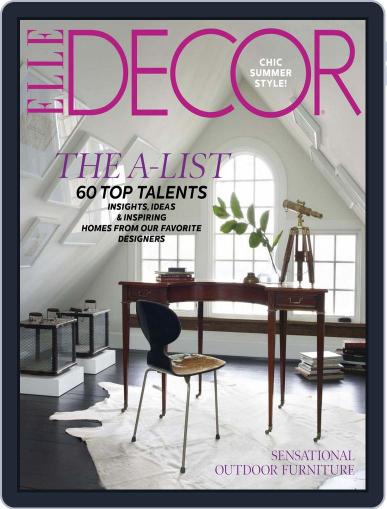 ELLE DECOR May 22nd, 2012 Digital Back Issue Cover