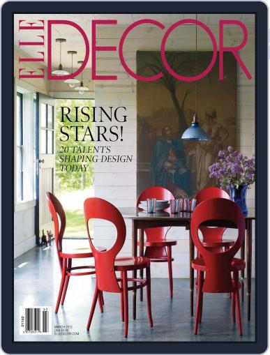 ELLE DECOR February 7th, 2012 Digital Back Issue Cover