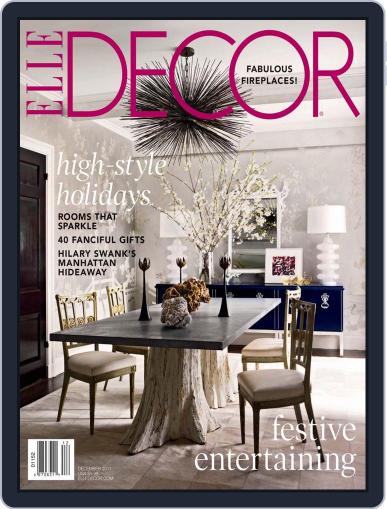 ELLE DECOR November 30th, 2011 Digital Back Issue Cover
