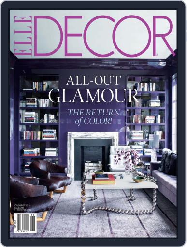ELLE DECOR October 19th, 2011 Digital Back Issue Cover