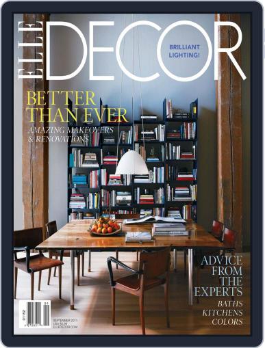 ELLE DECOR August 16th, 2011 Digital Back Issue Cover