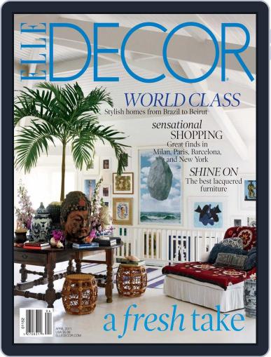 ELLE DECOR March 22nd, 2011 Digital Back Issue Cover