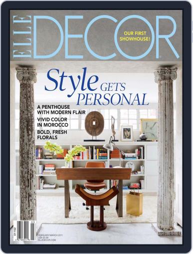 ELLE DECOR February 8th, 2011 Digital Back Issue Cover