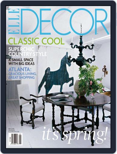 ELLE DECOR April 14th, 2008 Digital Back Issue Cover