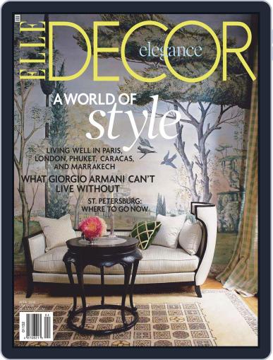 ELLE DECOR March 6th, 2008 Digital Back Issue Cover