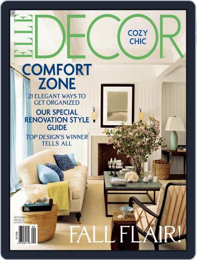 ELLE DECOR August 7th, 2007 Digital Back Issue Cover