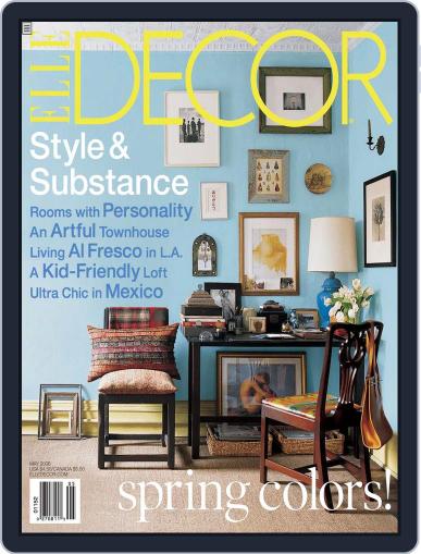 ELLE DECOR May 4th, 2006 Digital Back Issue Cover
