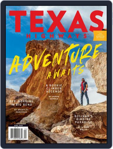 Texas Highways April 1st, 2020 Digital Back Issue Cover