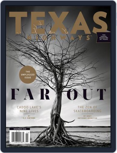 Texas Highways November 1st, 2019 Digital Back Issue Cover
