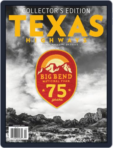 Texas Highways February 1st, 2019 Digital Back Issue Cover