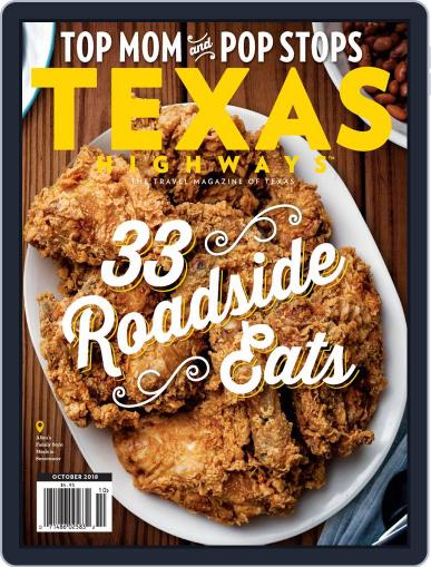 Texas Highways October 1st, 2018 Digital Back Issue Cover