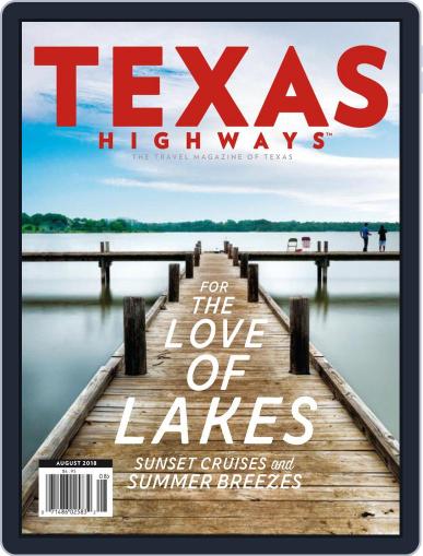 Texas Highways August 1st, 2018 Digital Back Issue Cover