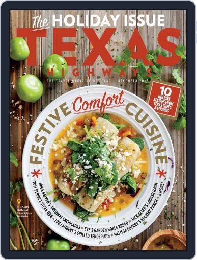 Texas Highways December 1st, 2017 Digital Back Issue Cover