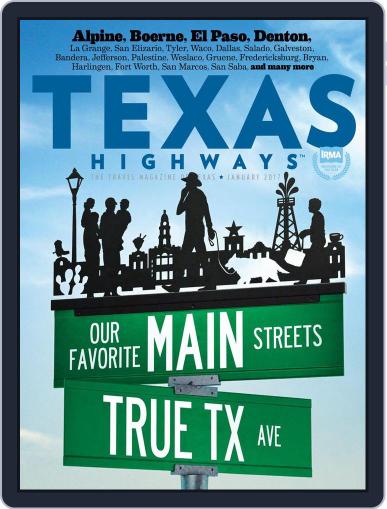 Texas Highways January 1st, 2017 Digital Back Issue Cover