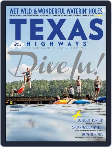 Texas Highways July 15th, 2016 Digital Back Issue Cover