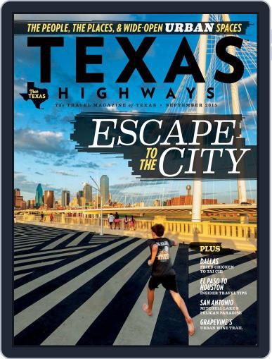 Texas Highways September 1st, 2015 Digital Back Issue Cover