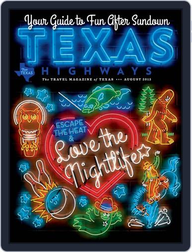 Texas Highways August 1st, 2015 Digital Back Issue Cover