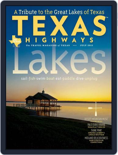 Texas Highways July 1st, 2015 Digital Back Issue Cover
