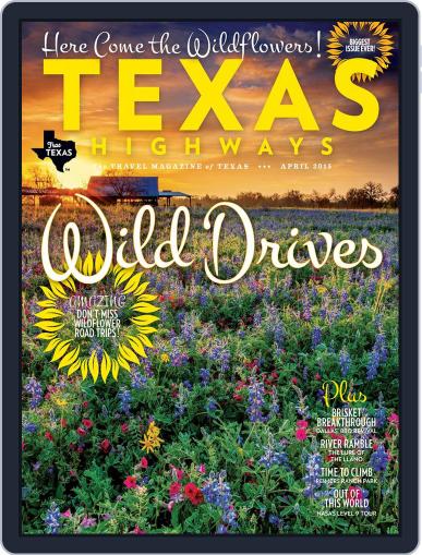 Texas Highways April 1st, 2015 Digital Back Issue Cover