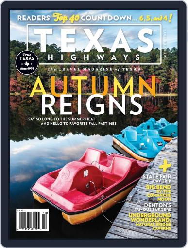 Texas Highways September 12th, 2014 Digital Back Issue Cover