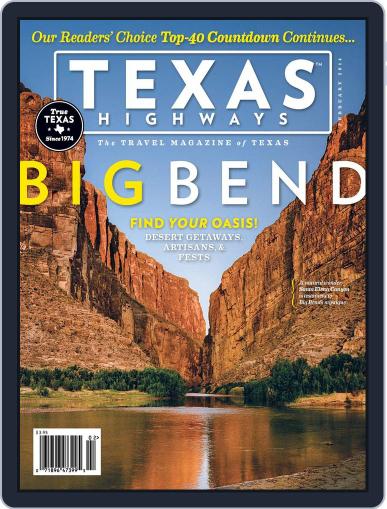 Texas Highways January 10th, 2014 Digital Back Issue Cover
