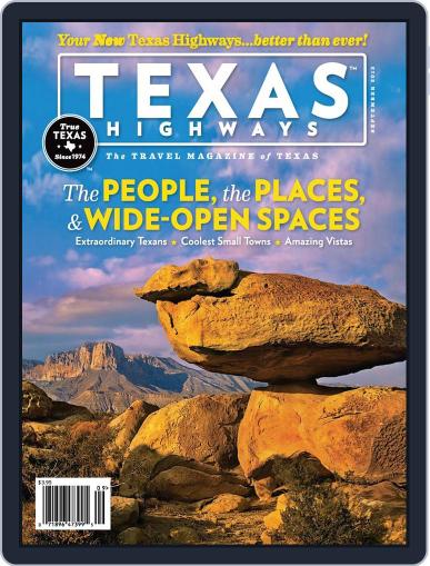 Texas Highways August 13th, 2013 Digital Back Issue Cover