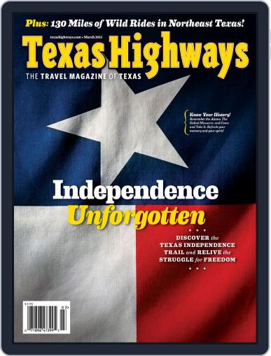 Texas Highways February 7th, 2013 Digital Back Issue Cover