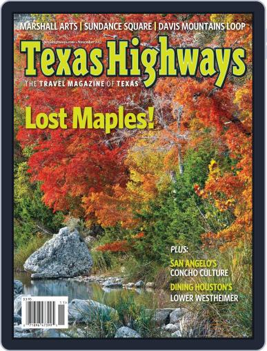 Texas Highways October 12th, 2012 Digital Back Issue Cover