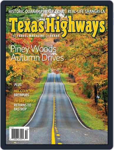 Texas Highways September 11th, 2012 Digital Back Issue Cover