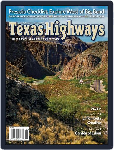 Texas Highways January 9th, 2012 Digital Back Issue Cover