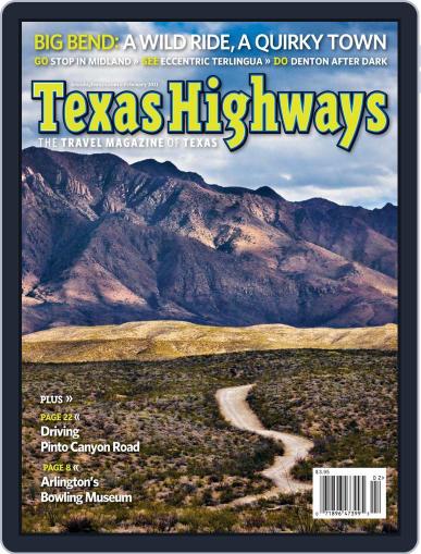 Texas Highways January 13th, 2011 Digital Back Issue Cover