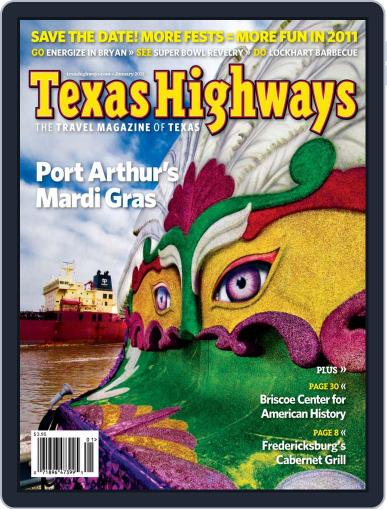 Texas Highways December 16th, 2010 Digital Back Issue Cover