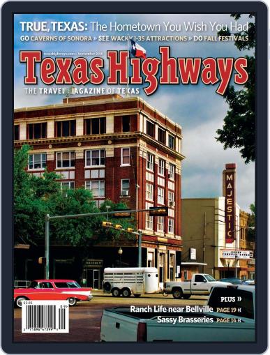 Texas Highways August 12th, 2010 Digital Back Issue Cover