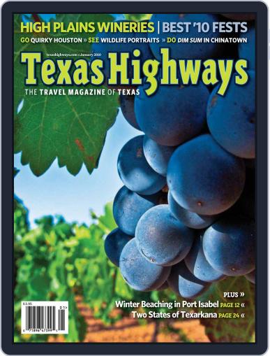 Texas Highways December 15th, 2009 Digital Back Issue Cover