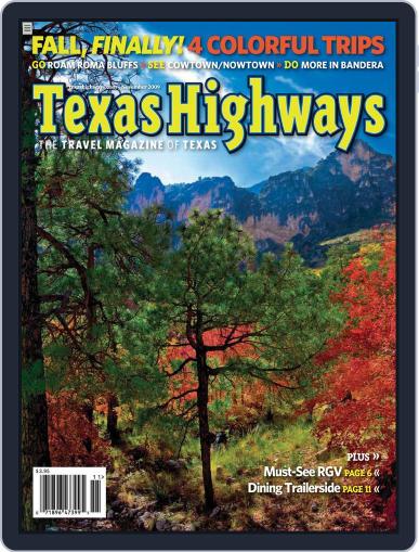 Texas Highways October 15th, 2009 Digital Back Issue Cover