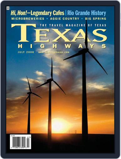 Texas Highways June 16th, 2008 Digital Back Issue Cover