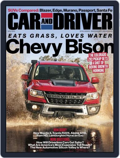 Car and Driver April 1st, 2019 Digital Back Issue Cover