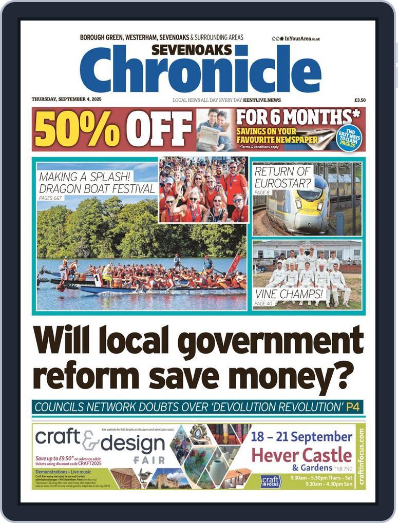 Sevenoaks Chronicle (Digital) Subscription