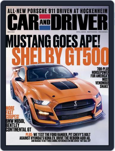 Car and Driver March 1st, 2019 Digital Back Issue Cover