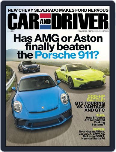 Car and Driver November 1st, 2018 Digital Back Issue Cover