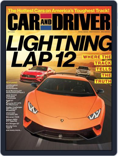 Car and Driver October 1st, 2018 Digital Back Issue Cover