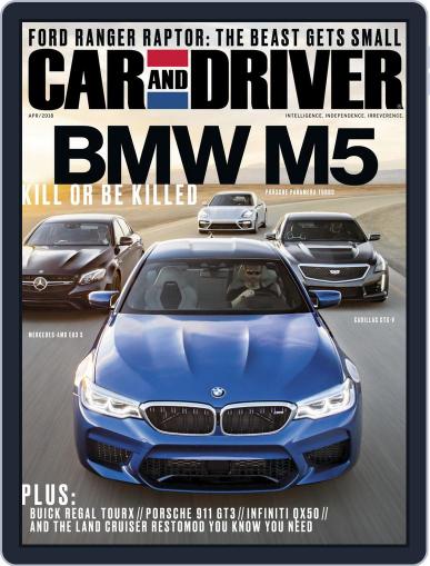 Car and Driver April 1st, 2018 Digital Back Issue Cover