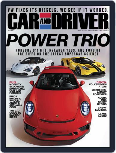 Car and Driver July 1st, 2017 Digital Back Issue Cover