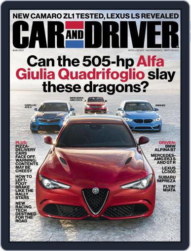 Car and Driver March 1st, 2017 Digital Back Issue Cover