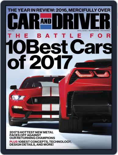 Car and Driver January 1st, 2017 Digital Back Issue Cover