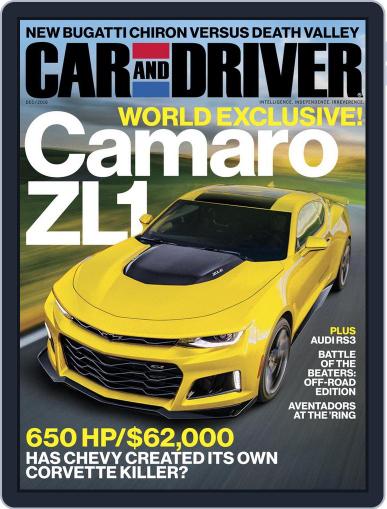 Car and Driver (Digital) December 1st, 2016 Issue Cover