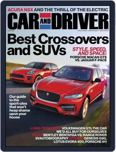 Car and Driver November 1st, 2016 Digital Back Issue Cover